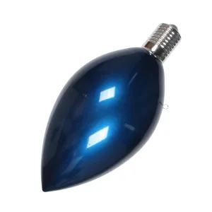 15" Blue Light Bulb Ornament