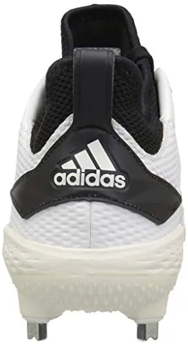 adidas Men's Adizero Afterburner V Baseball Shoe, Cloud White/Black/Black, 6.5 M US