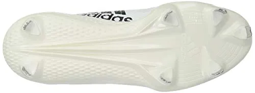 adidas Men's Adizero Afterburner V Baseball Shoe, Cloud White/Black/Black, 6.5 M US