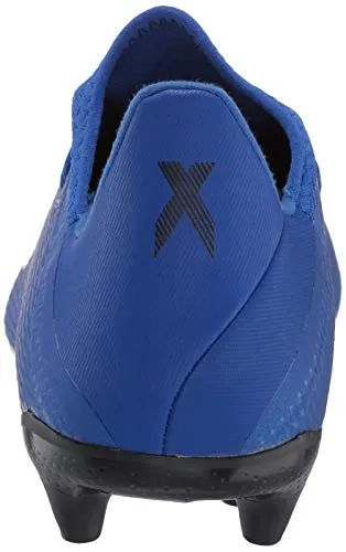 adidas Men's X 19.3 Firm Ground Boots Soccer Shoe, Team Royal Blue/FTWR White/core Black, 10.5