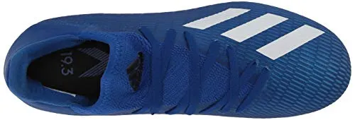 adidas Men's X 19.3 Firm Ground Boots Soccer Shoe, Team Royal Blue/FTWR White/core Black, 10.5