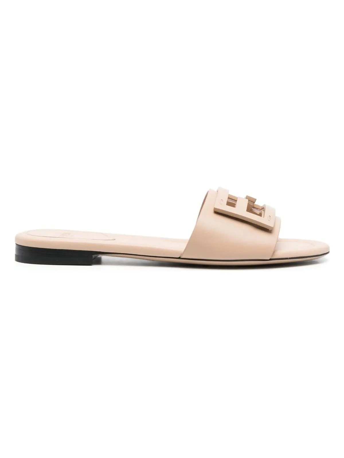 BAGUETTE LEATHER SLIDES