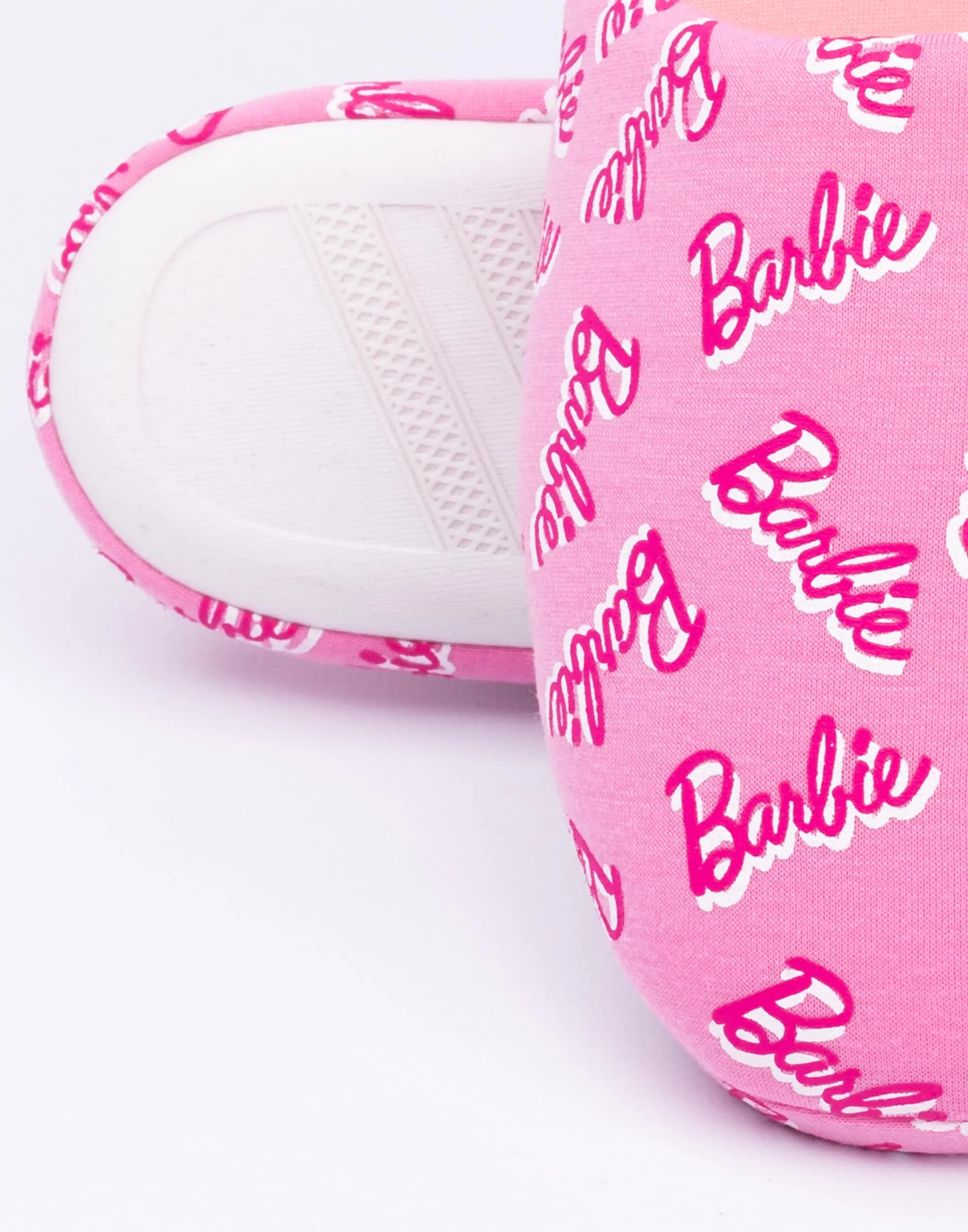 Barbie All Over Print Girl's Pink Slipper