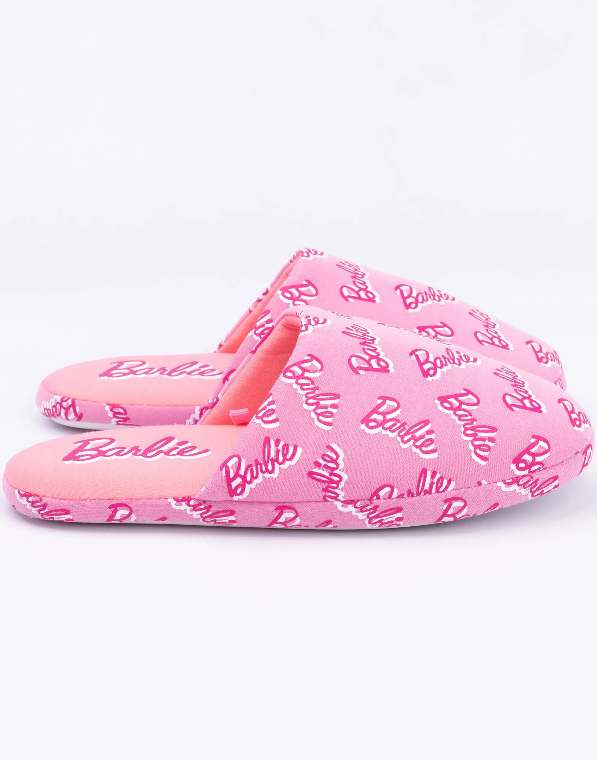 Barbie All Over Print Girl's Pink Slipper