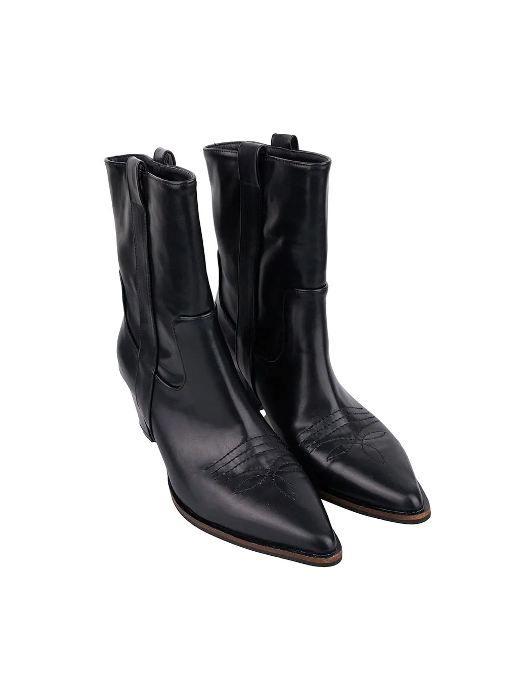 Bella Buckle Zip-Up Boots IO409