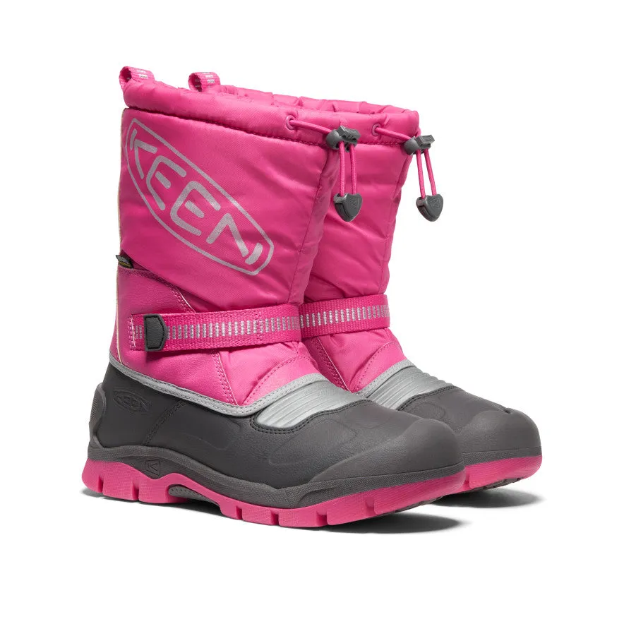 Big Kids' Snow Troll Waterproof Boot | Fuchsia Purple/Silver