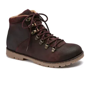 Birkenstock Jackson Ankle Boot (Women) - Burgundy Oiled Suede