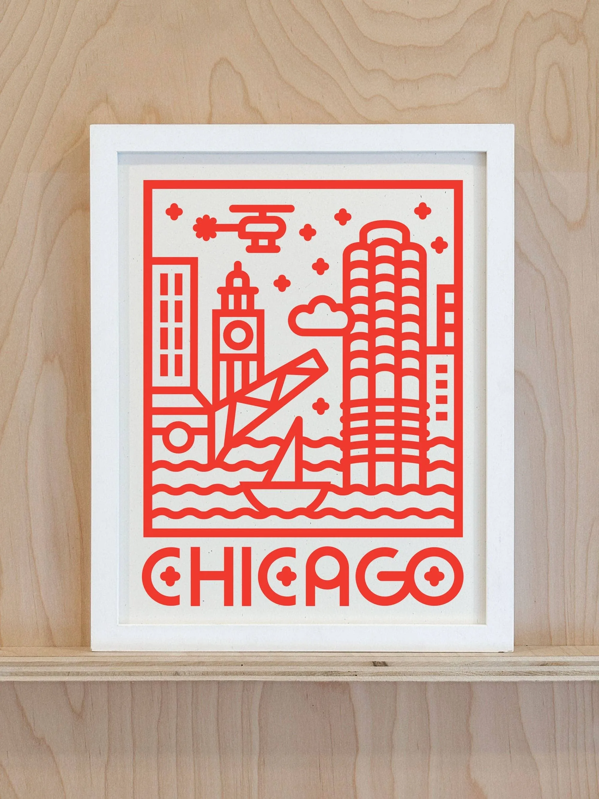 Chicago River Walk  Print