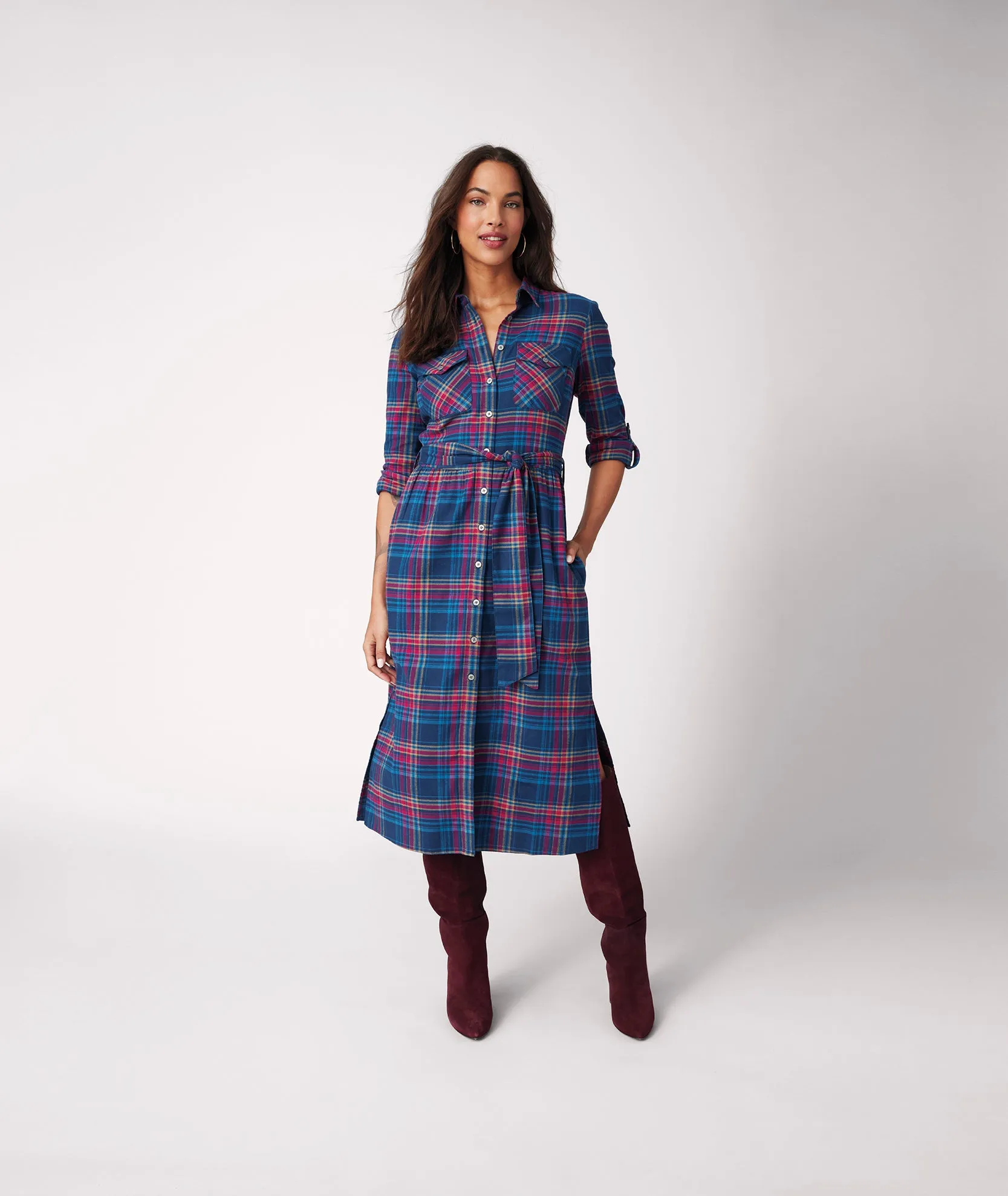 Cotton Midi Joni Shirtdress