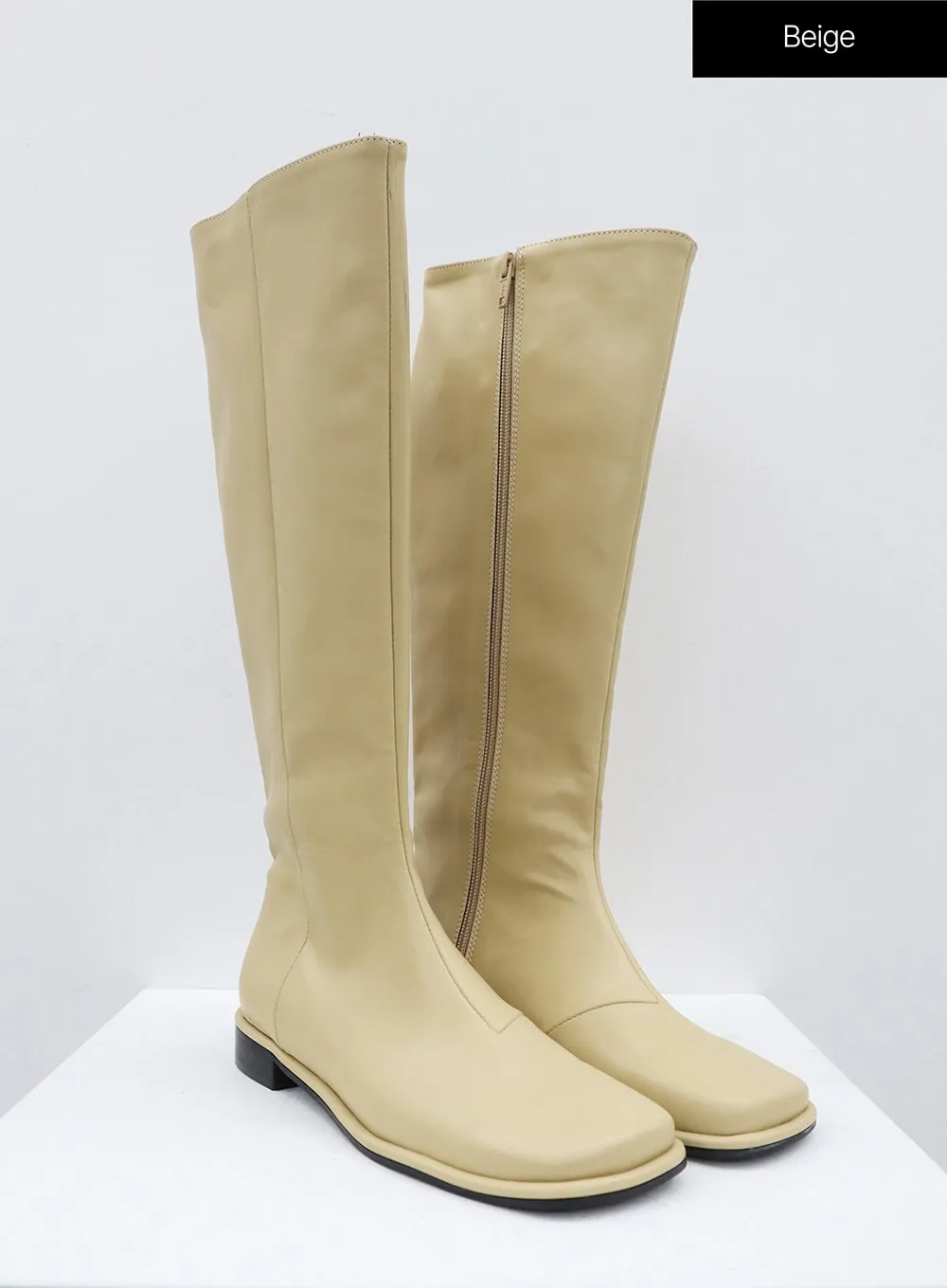 Daily Square Toe Long Boots OD01