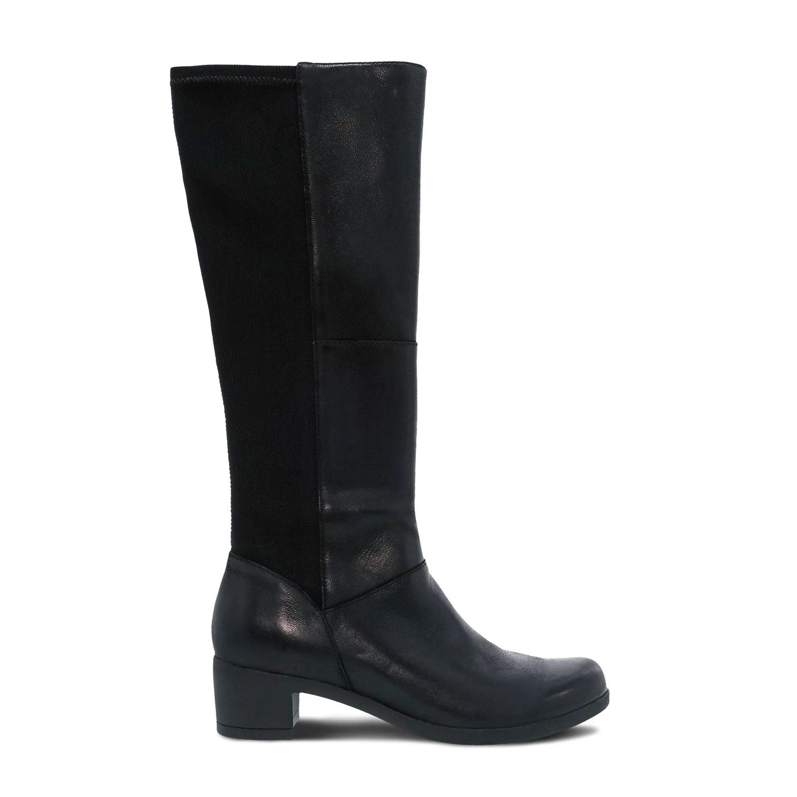 Dansko Celestine Tall Boot (Women) - Black Burnished Nubuck