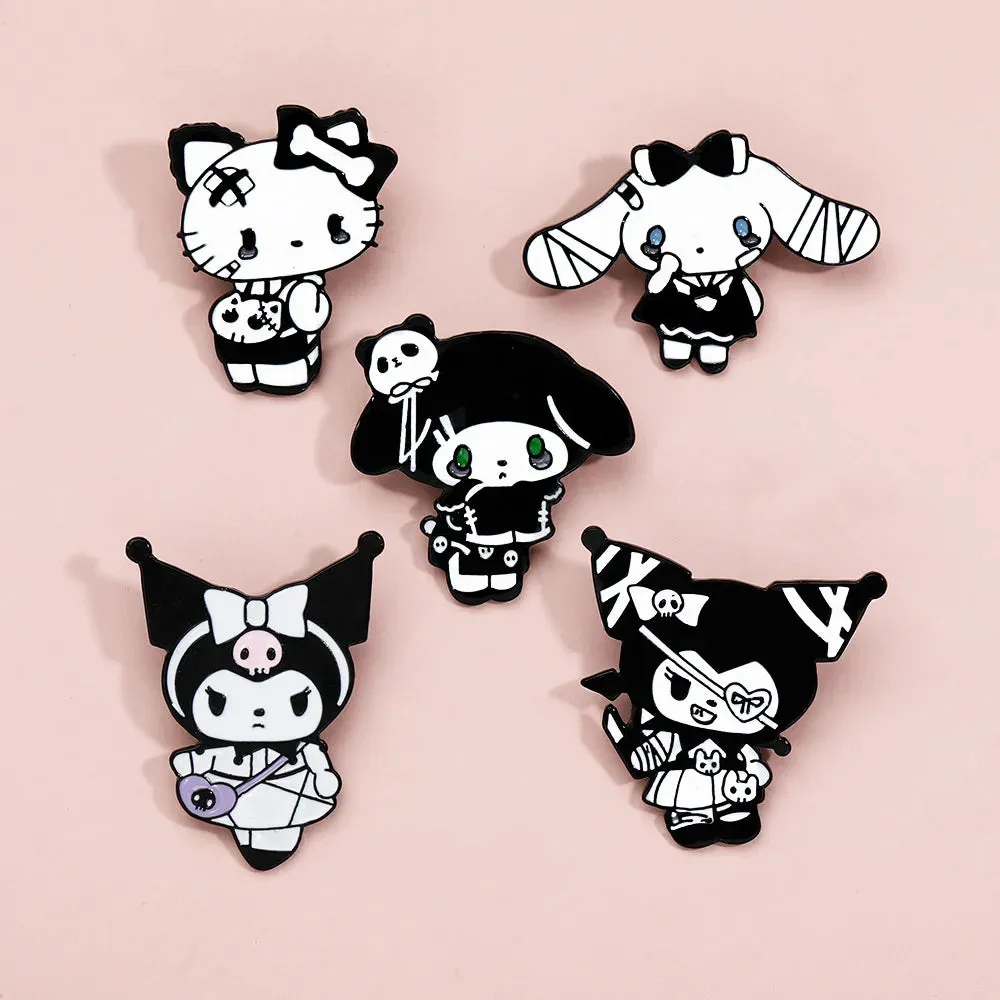 Enamel Pin - Dark Hello Kitty