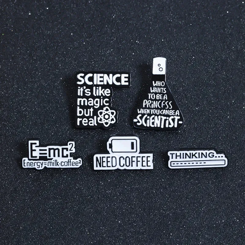 Enamel Pins - Sciences