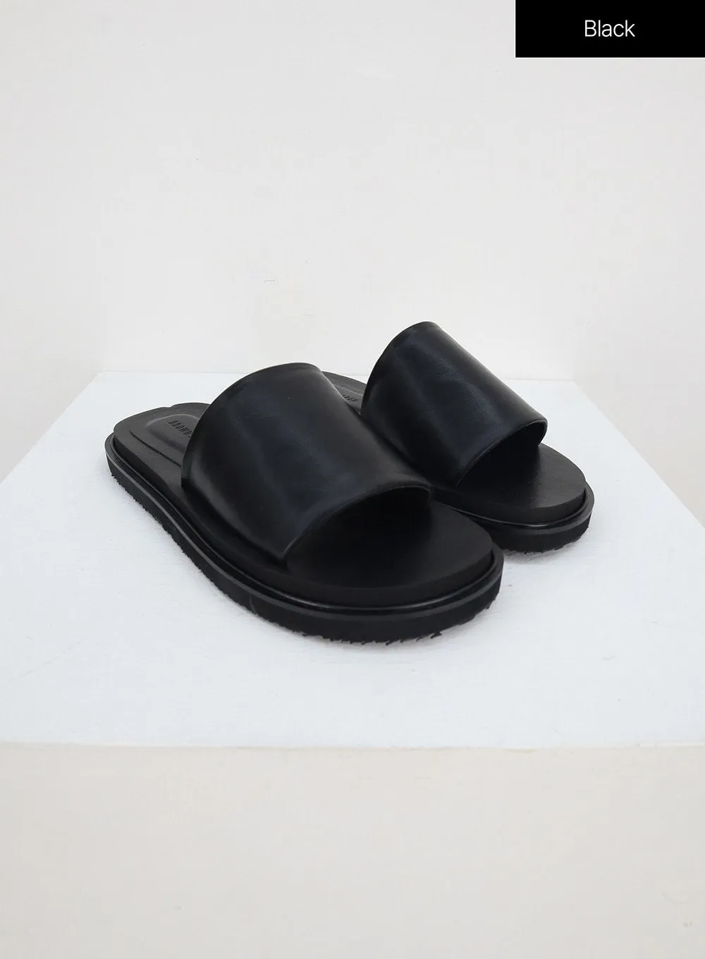 Faux Leather Slippers IA326