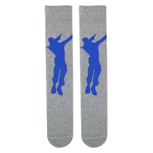 Fortnite Dabbing Dancer Grey Boys/Men's Socks Sizes 9 UK Kids to 11 Adults