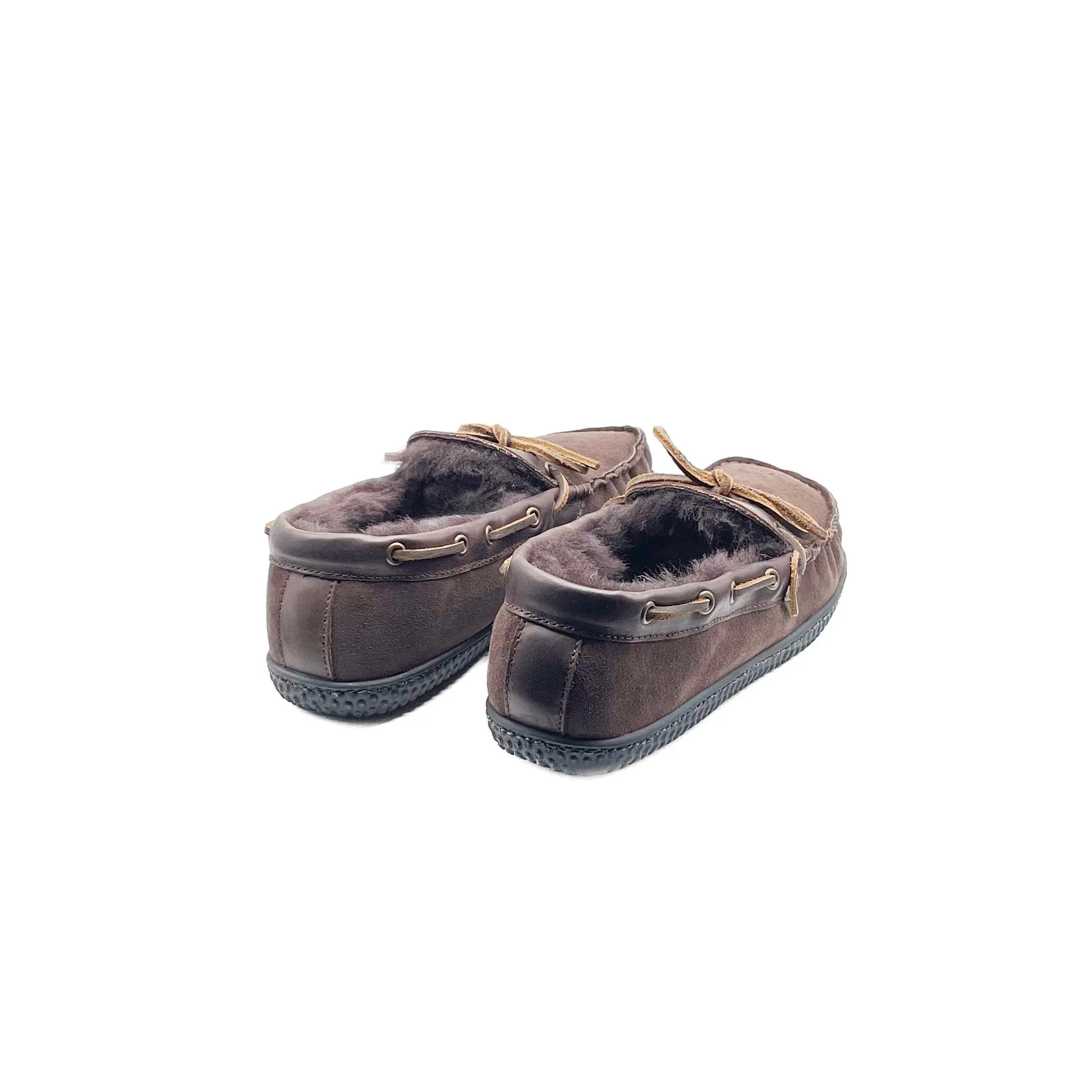 In Stock Men’s Hearth ESQ Slipper: Chocolate Brown