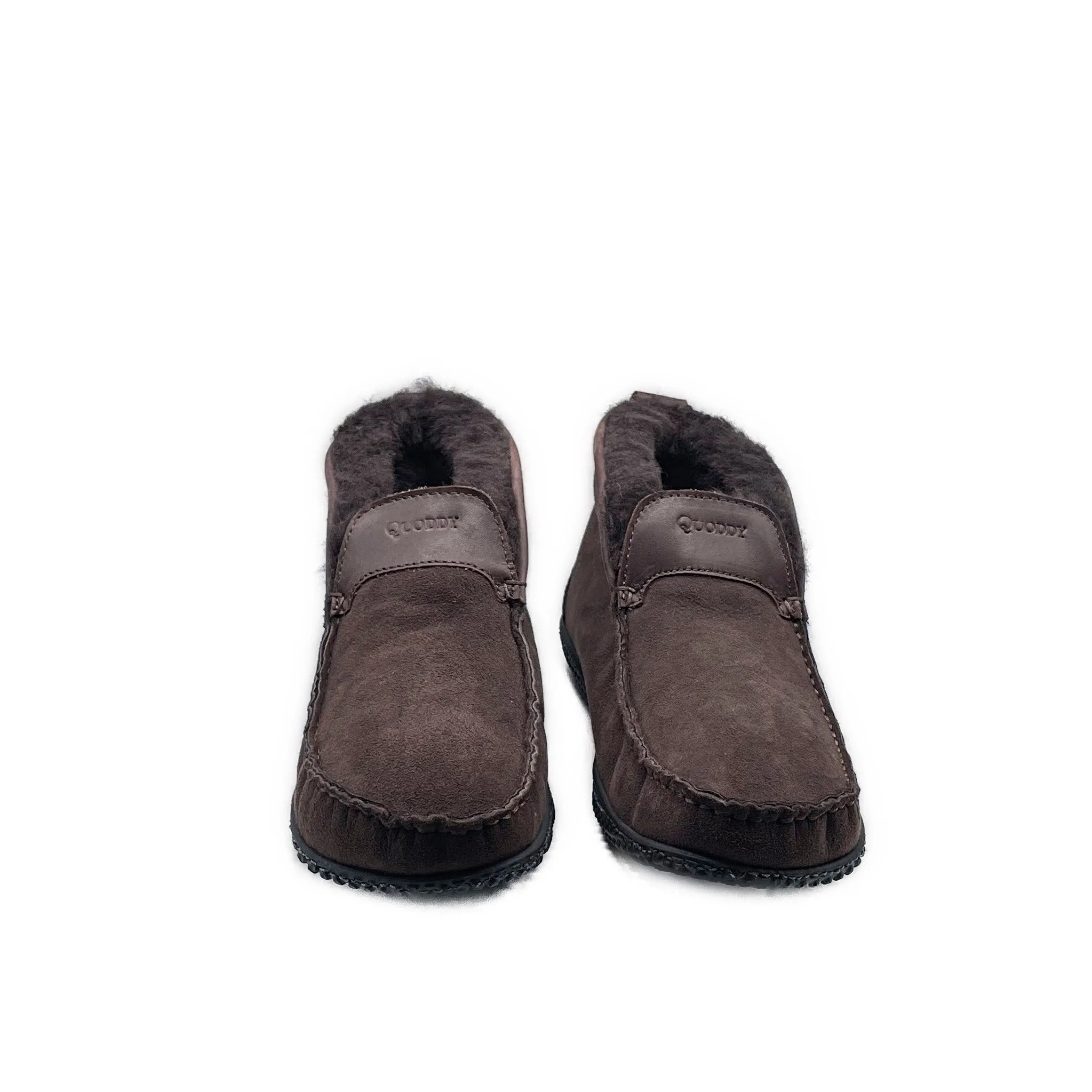 In Stock Men’s Quad ESQ Slipper: Chocolate Brown