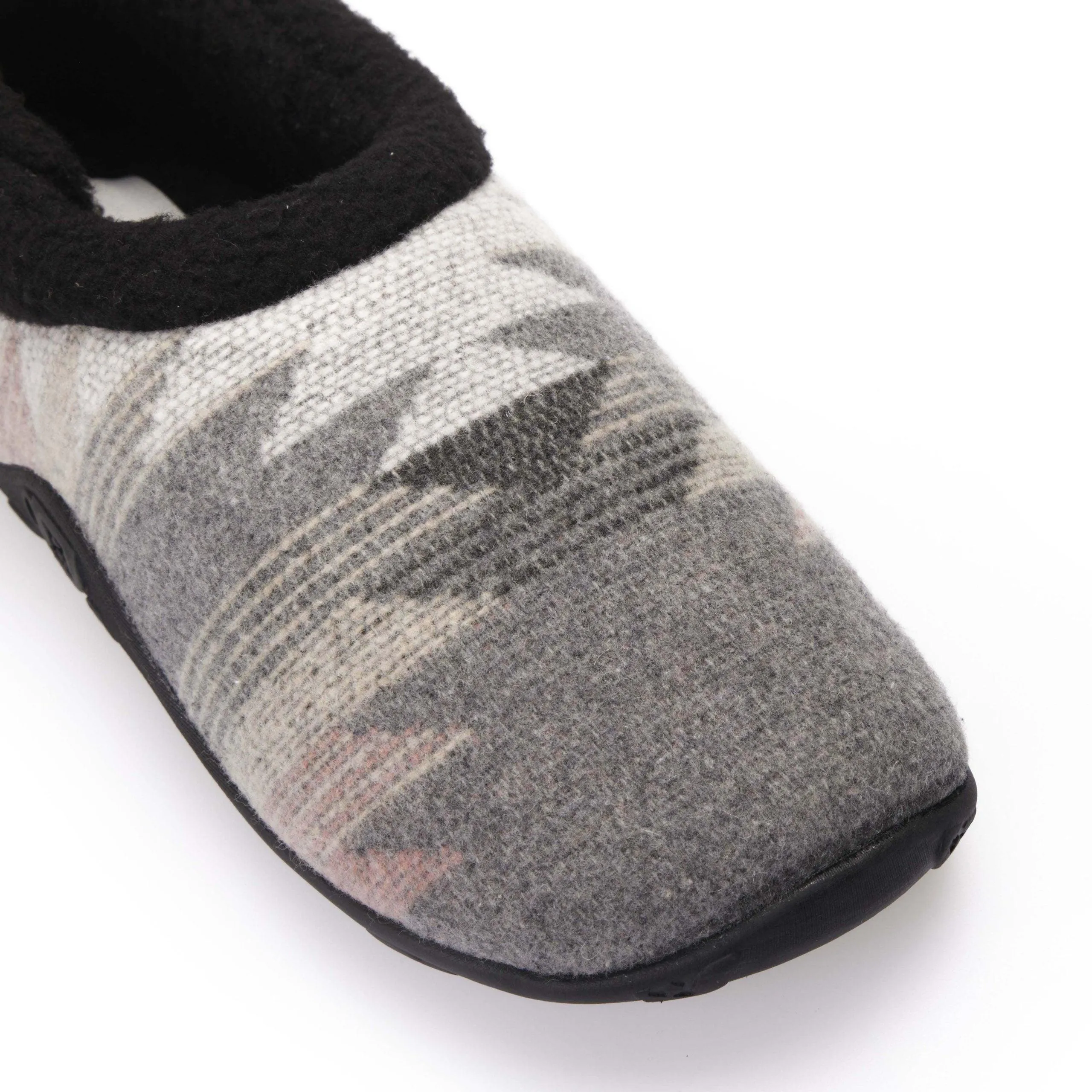 Kay - Grey Pink Aztec Women's Slippers