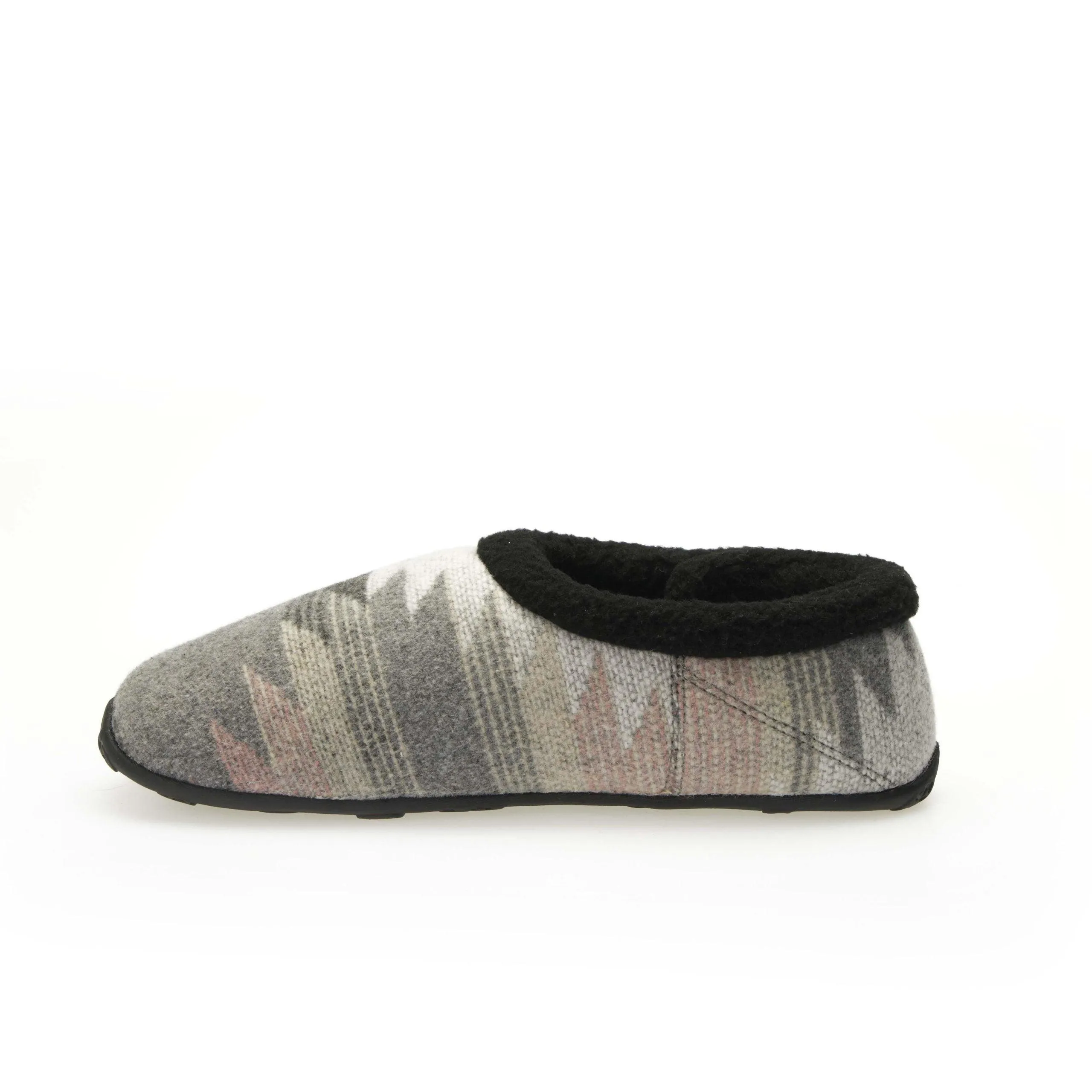 Kay - Grey Pink Aztec Women's Slippers