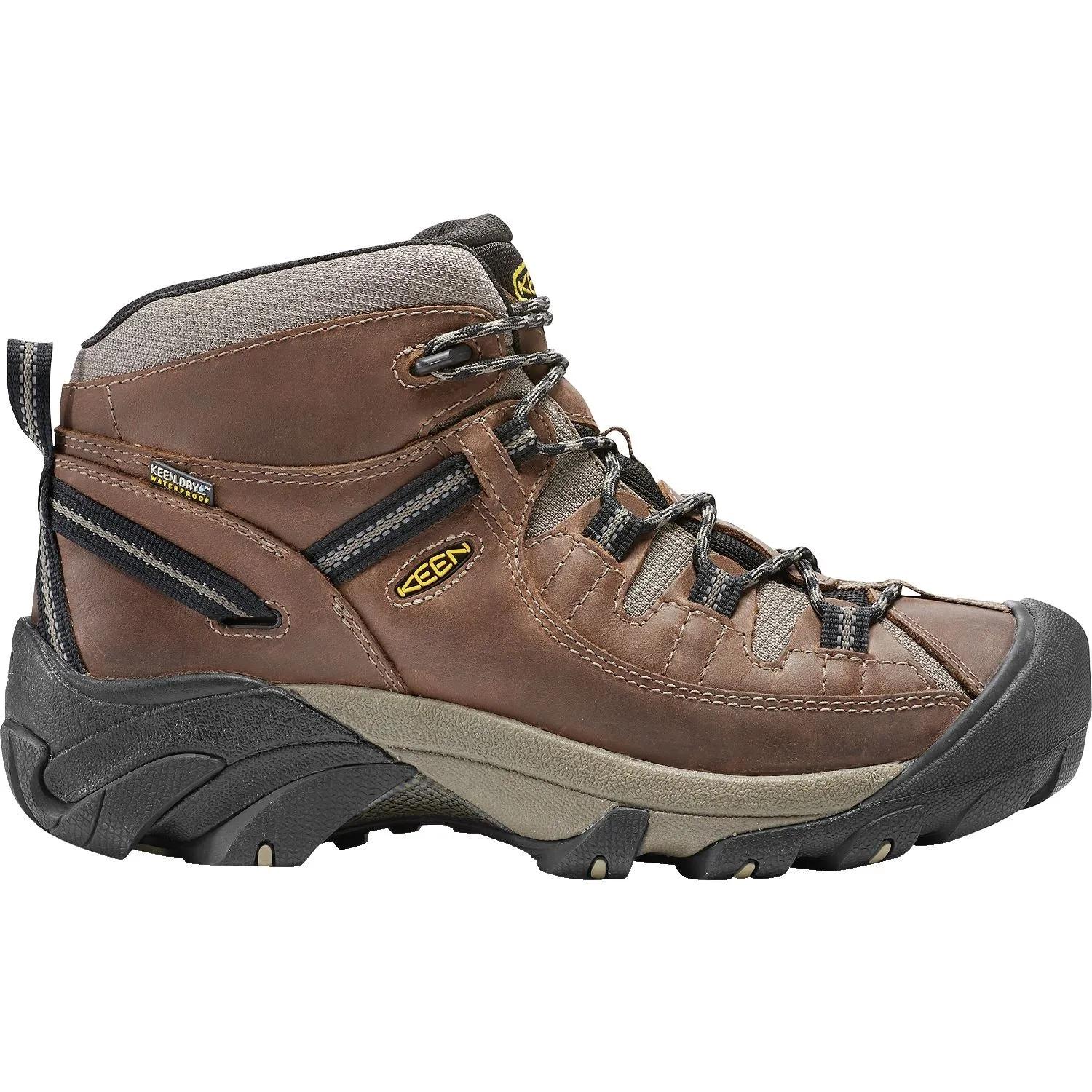 KEEN TARGHEE II MID WP MEN'S SHITAKE/BRINDLE