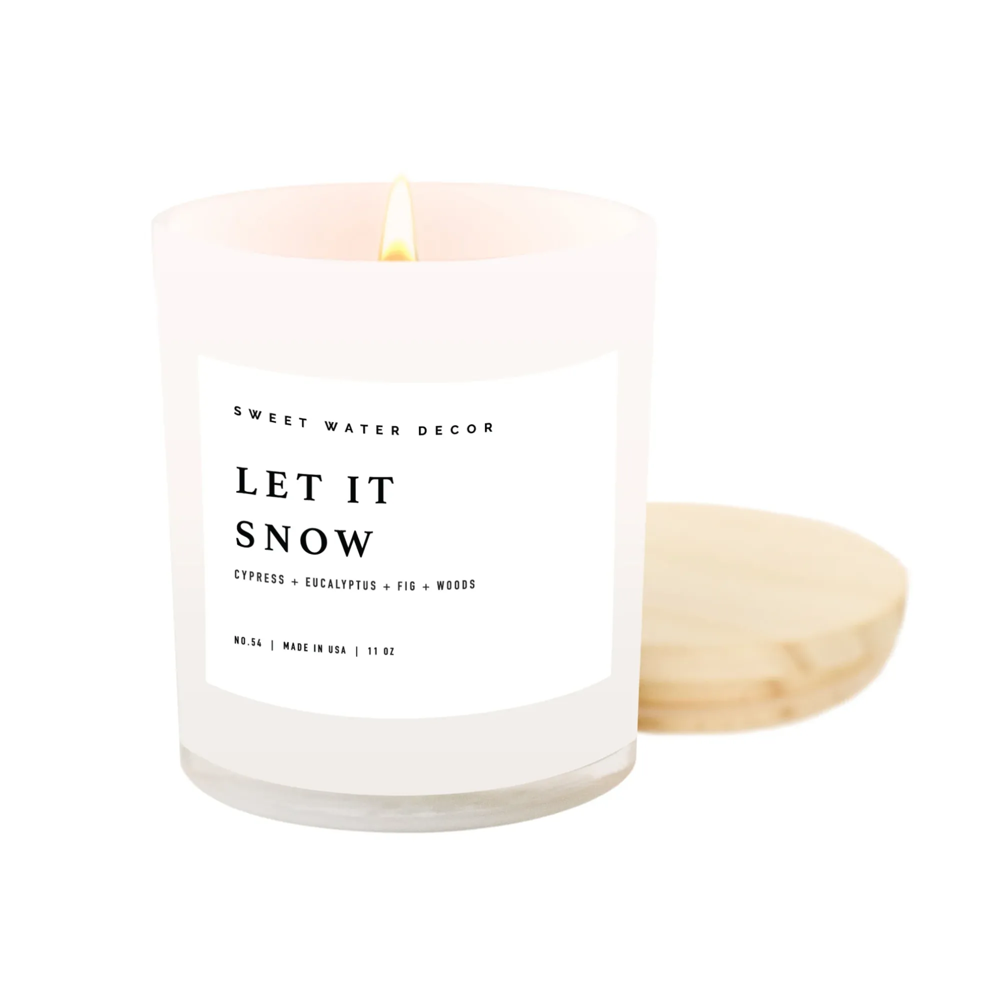 Let it Snow Candle