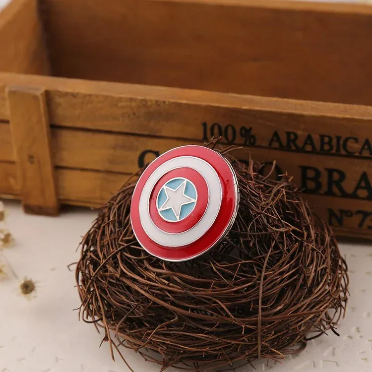 Marvel Captain America Shield Enamel Pin