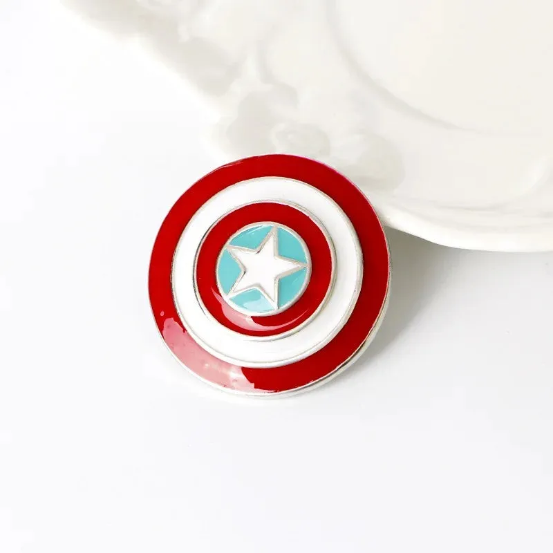 Marvel Captain America Shield Enamel Pin