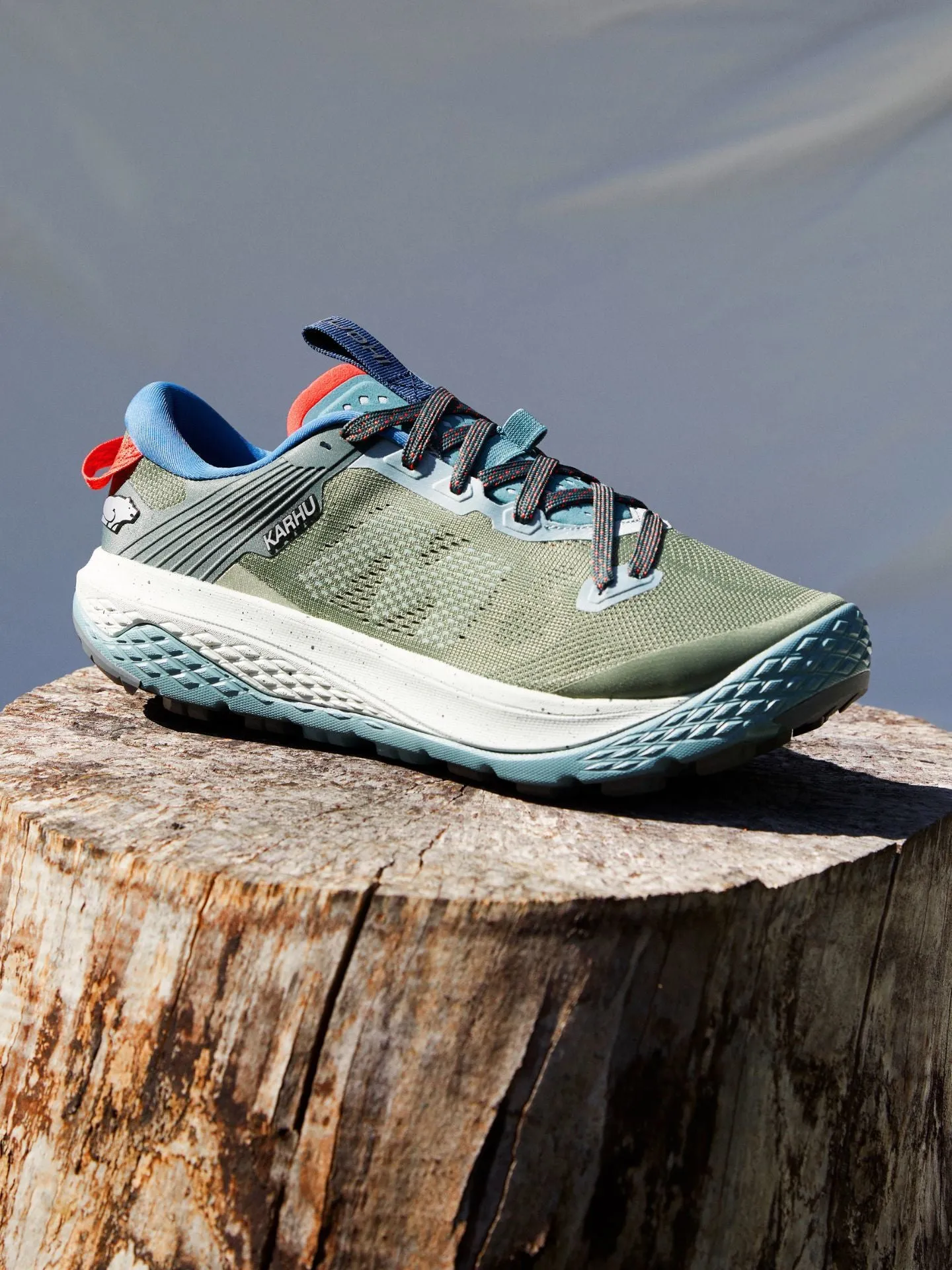 MEN'S IKONI TRAIL 1.0 WR - OIL GREEN / MINERAL BLUE