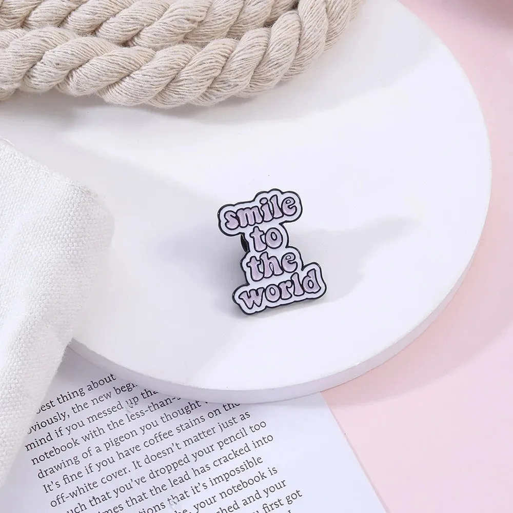 Motivational Quotes Enamel Pin