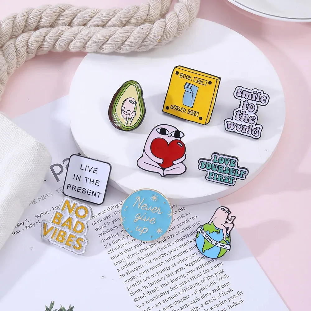 Motivational Quotes Enamel Pin