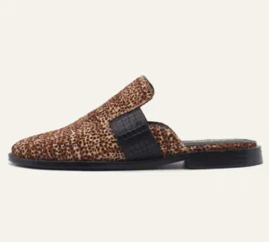 Riga Pong Hair Loafer Mule