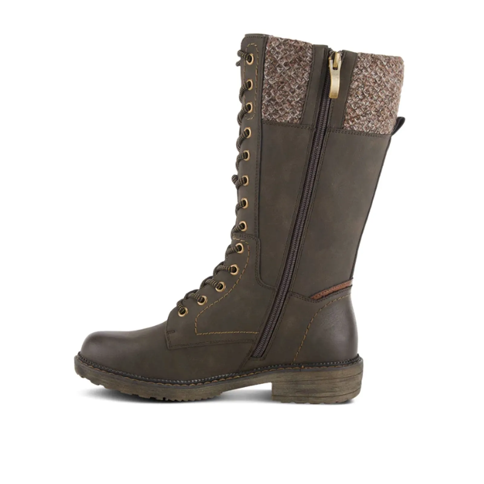 Spring Step Yosemite Tall Boot (Women) - Dark Brown