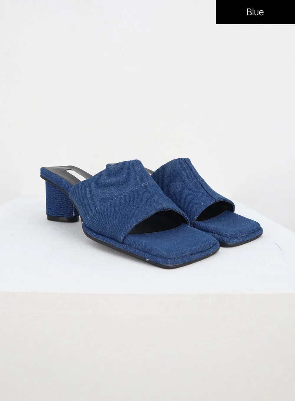 Square Open Toe Mules IY331