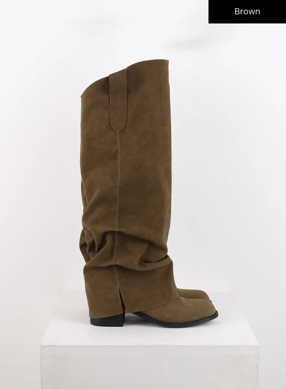 Suede Gaiter Boots CD308