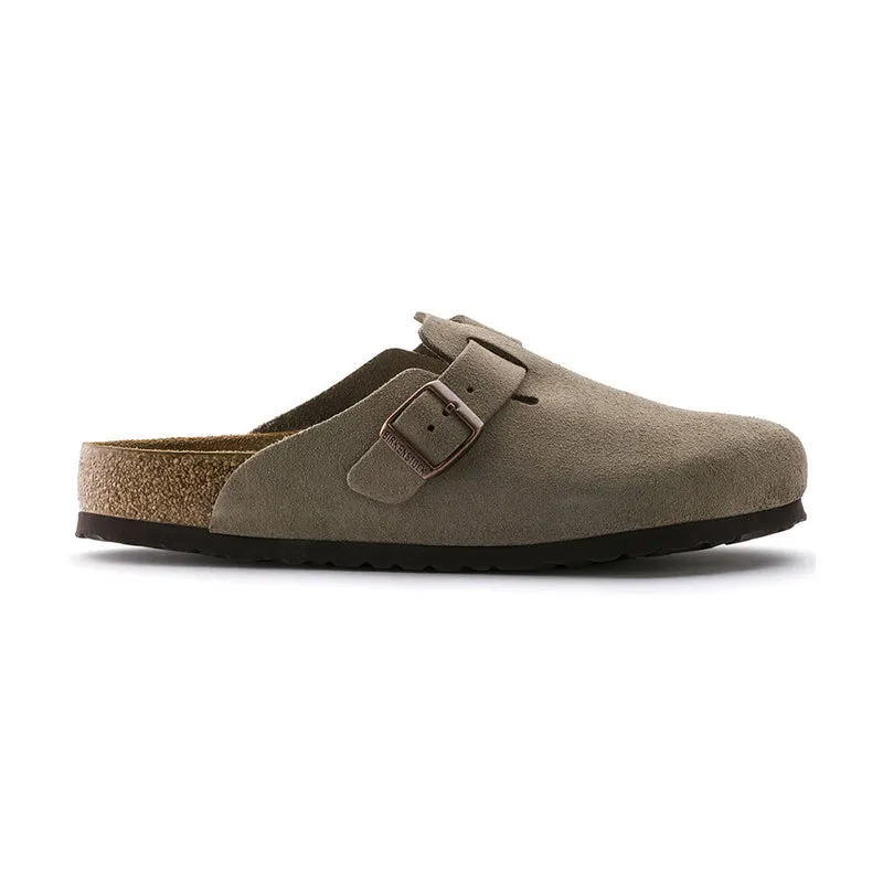 Women's Boston Soft Footbed Taupe Suede